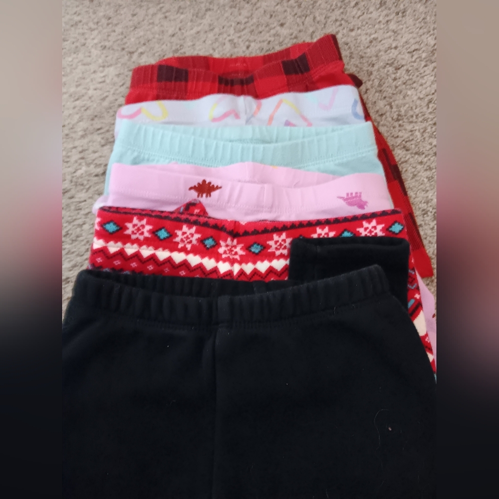 6 Pair Of Girls Pants